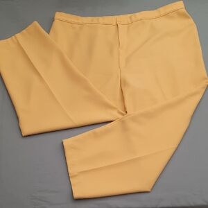 Bend Over Women's Yellow Slacks - Size 46/32W